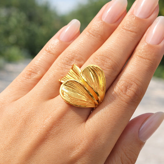 Leaf Whisper Ring