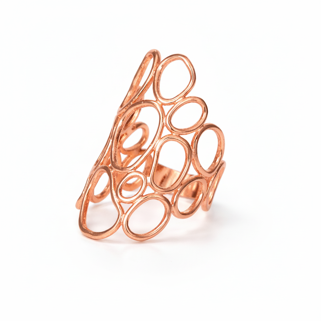 Golden Bubble Ring