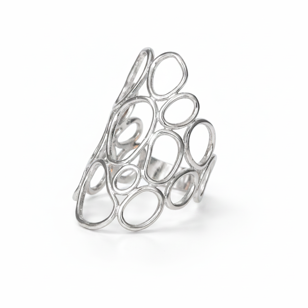 Golden Bubble Ring