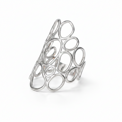 Golden Bubble Ring