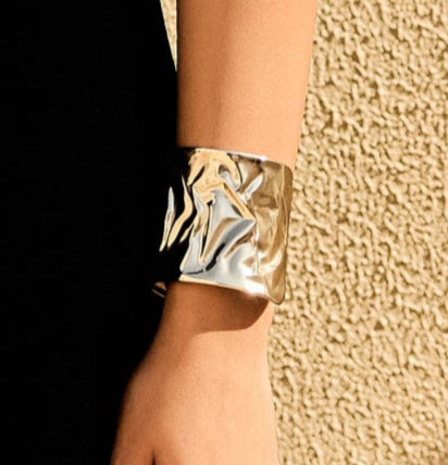 Metallic Satin Twists Handcuff