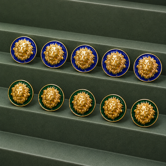 Heritage Lion Button