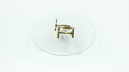 र Initial Cufflinks