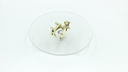 Letter R Initial Cufflinks