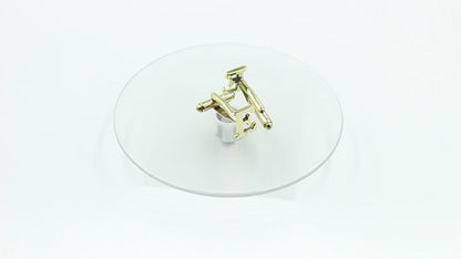 Letter E Initial Cufflinks