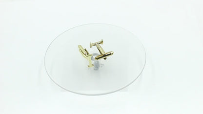 Letter I Initial Cufflinks
