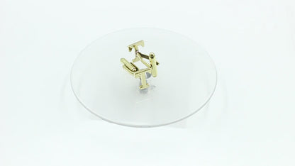 Letter T Initial Cufflinks