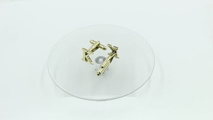 Letter K Initial Cufflinks